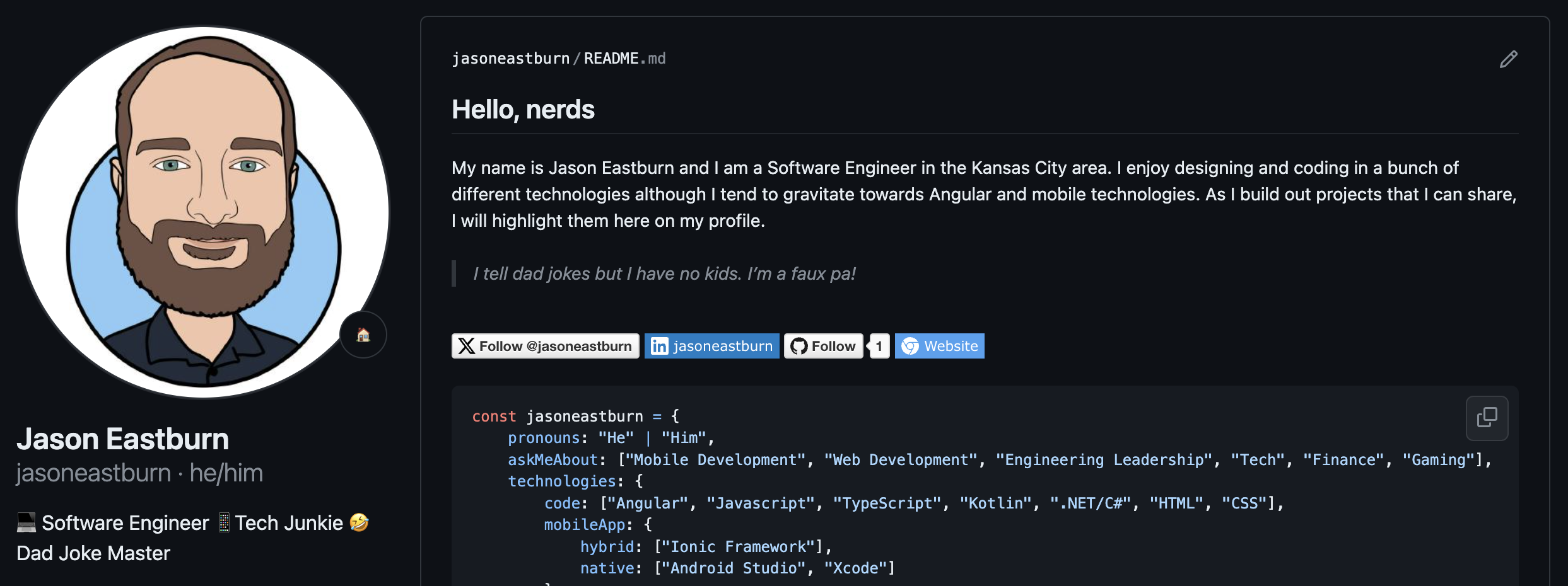GitHub README Profile